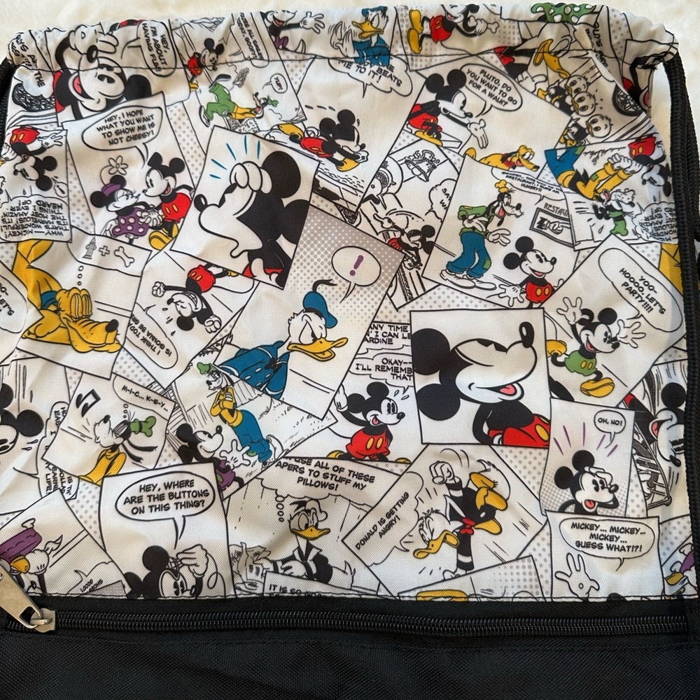 Disney Comic Strip Drawstring Backpack - image 6
